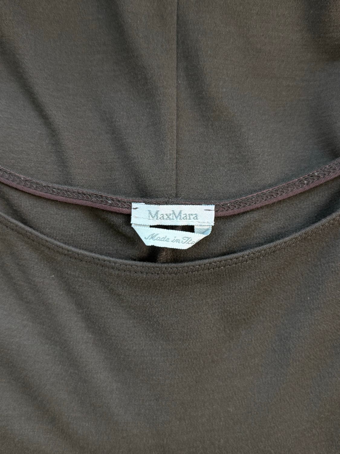 Maxmara (Italy) 레이온 울 롱 드레스 상품이미지8