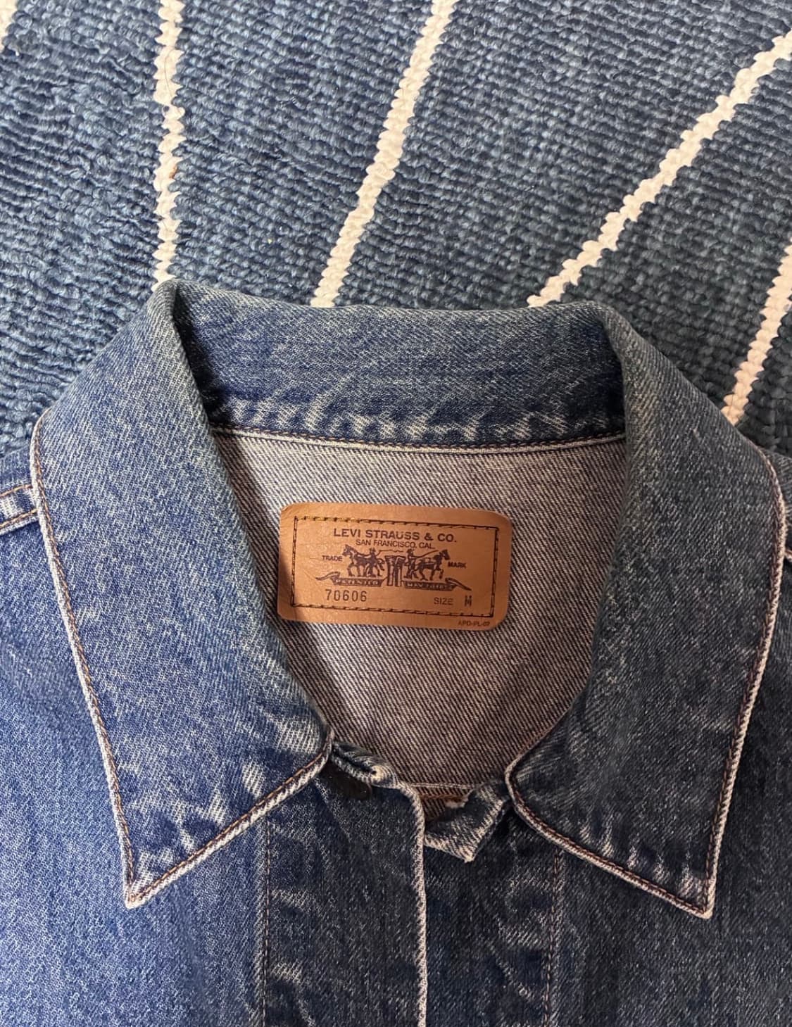 리바이스 오렌지탭 데님자켓 M 상품이미지2