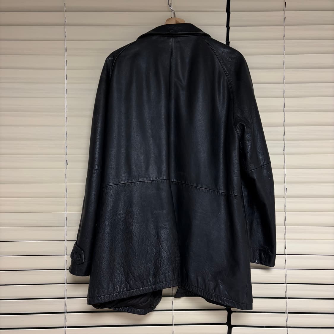 90s 올드 빔즈 Beams 아카이브 빈티지 레더 카코트 자켓 L 상품이미지3