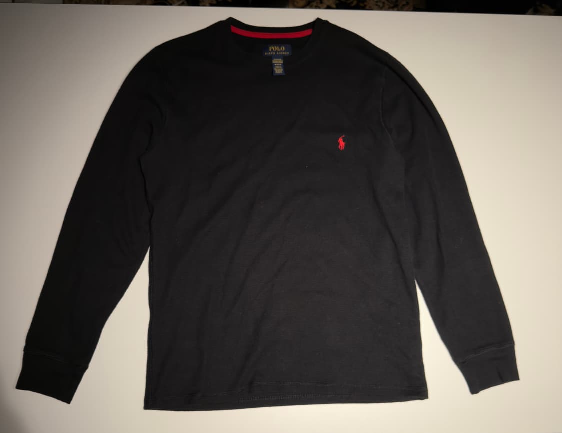 폴로 랄프로렌 블랙 와플니트 M 상품이미지1