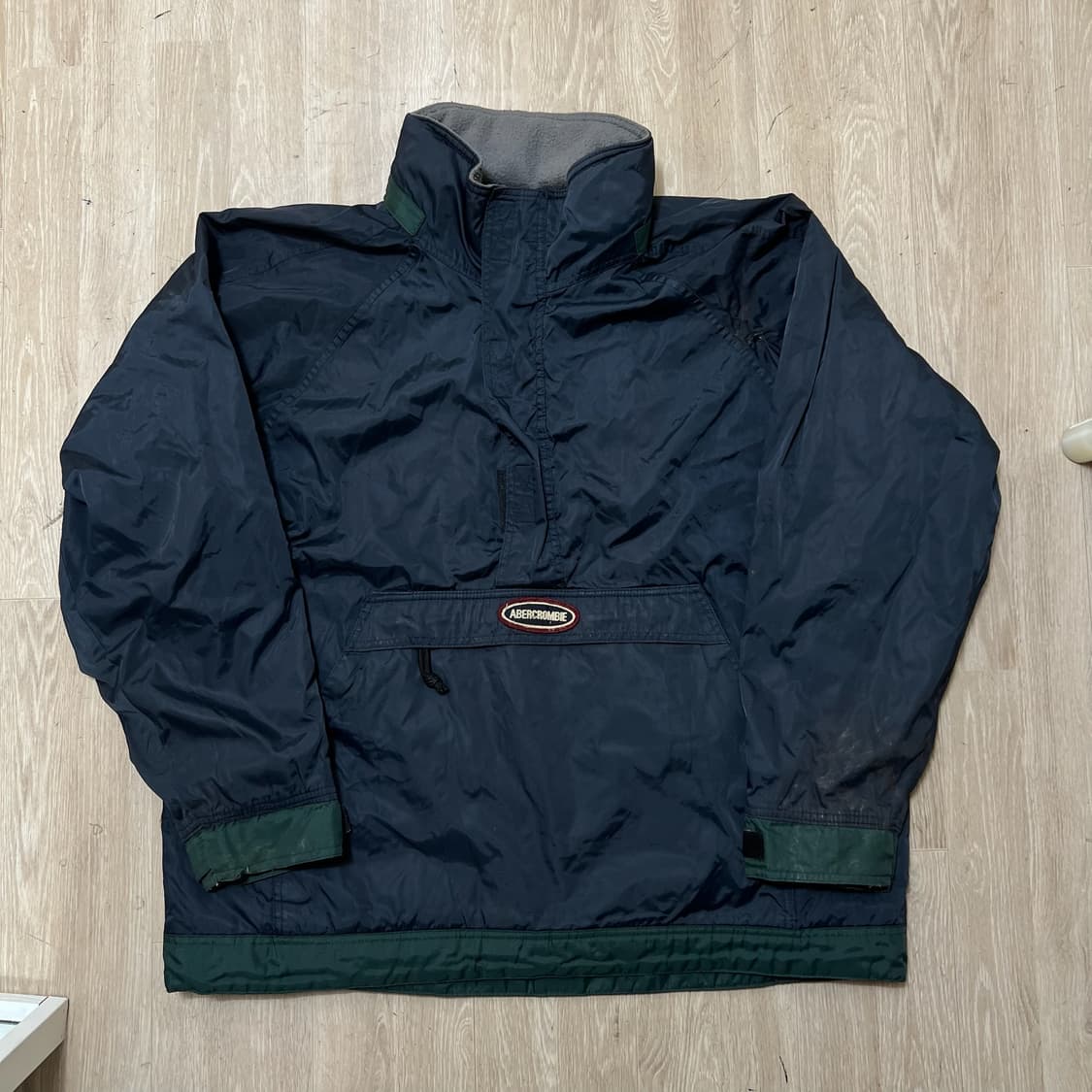 아베크롬비 퍼포먼스 기모 아노락 바람막이 점퍼 L/100  상품이미지1