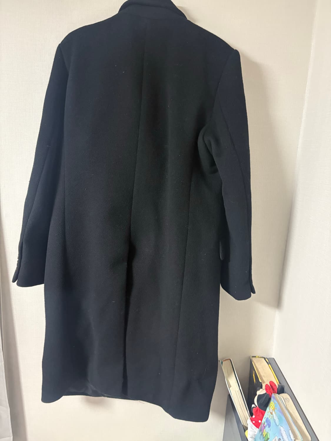 토니웩 블랙 롱 코트 L(100) 상품이미지5