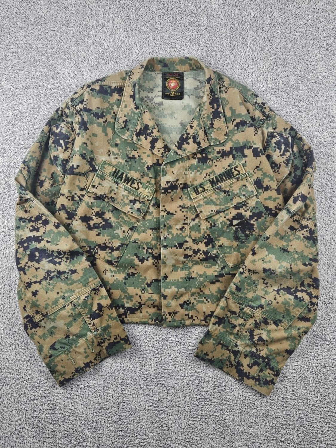 US 마린 USMC 크롭 커스텀 필드 셔츠 ( M ) / 11625 상품이미지2