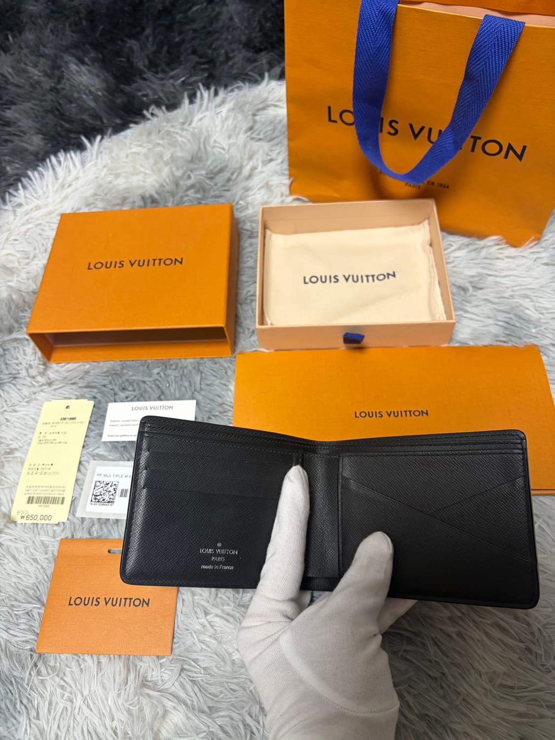 [새상품급/풀구성]루이비통 모노그램 이클립스 반지갑 상품이미지3