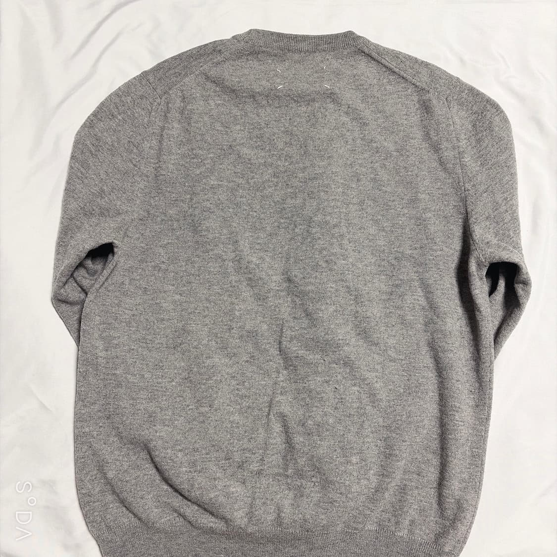 마르지엘라 엘보우 패치 니트 그레이 XL 상품이미지2