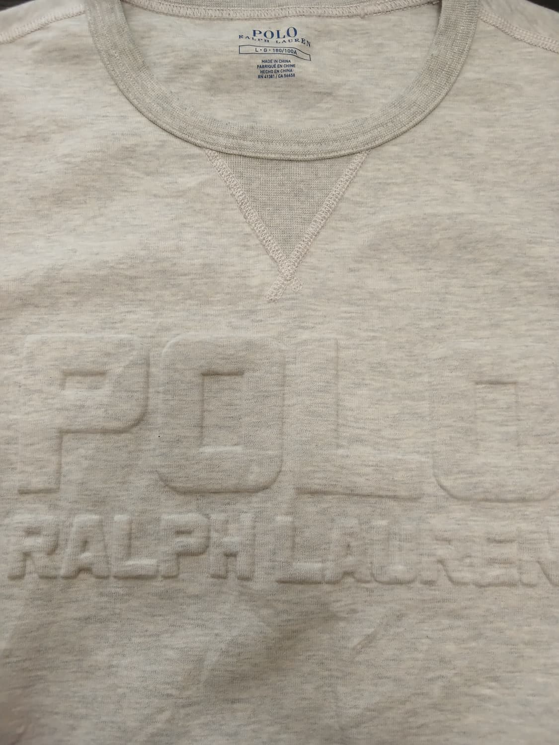 폴로 로고 그레이 맨투맨  상품이미지2