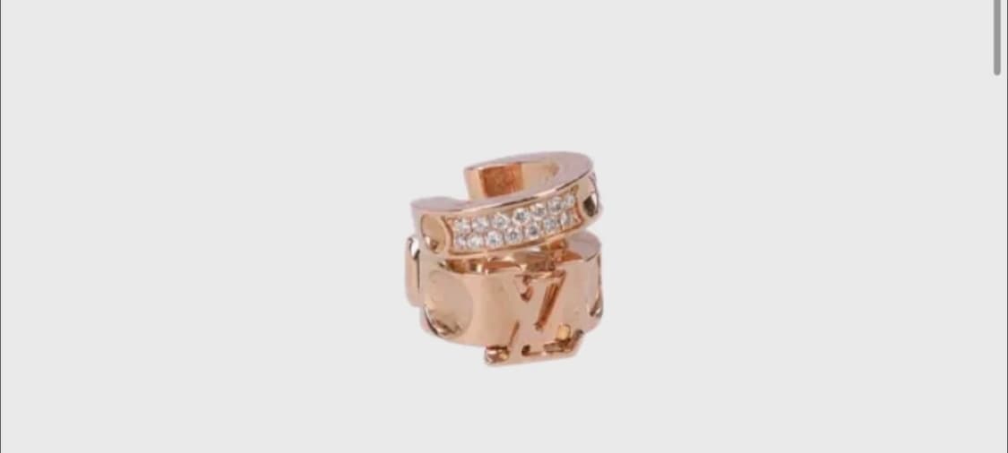 루이비통 귀걸이 (이어커프 ) 핑크 골드 , 다이아몬드 상품이미지2