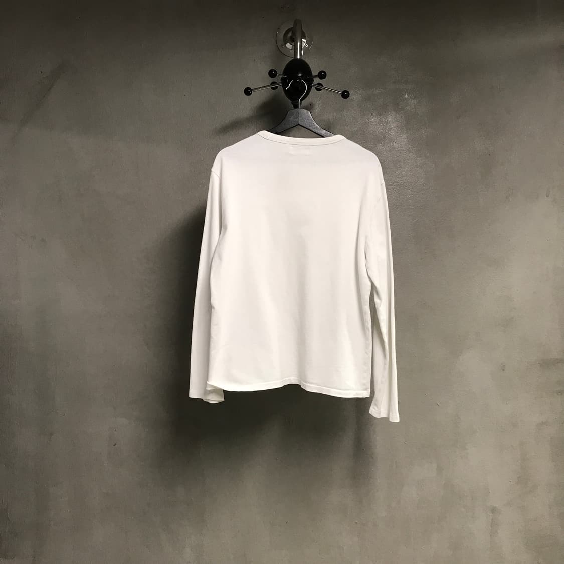 폴로 랄프로렌 QR 긴팔 티셔츠 화이트 L 상품이미지7