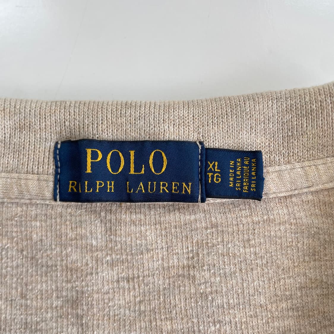 Polo 폴로 랄프로렌 신형 오트베이지 하프집업 니트 상품이미지4
