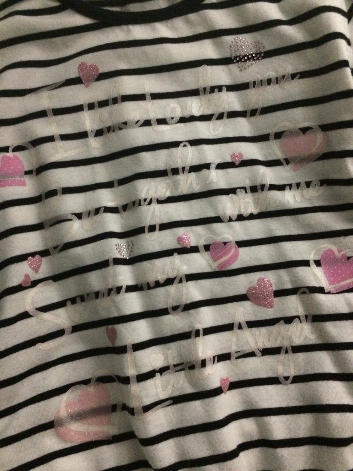 빈티지 헤이세이 스트라이프 리본 탑 상품이미지2