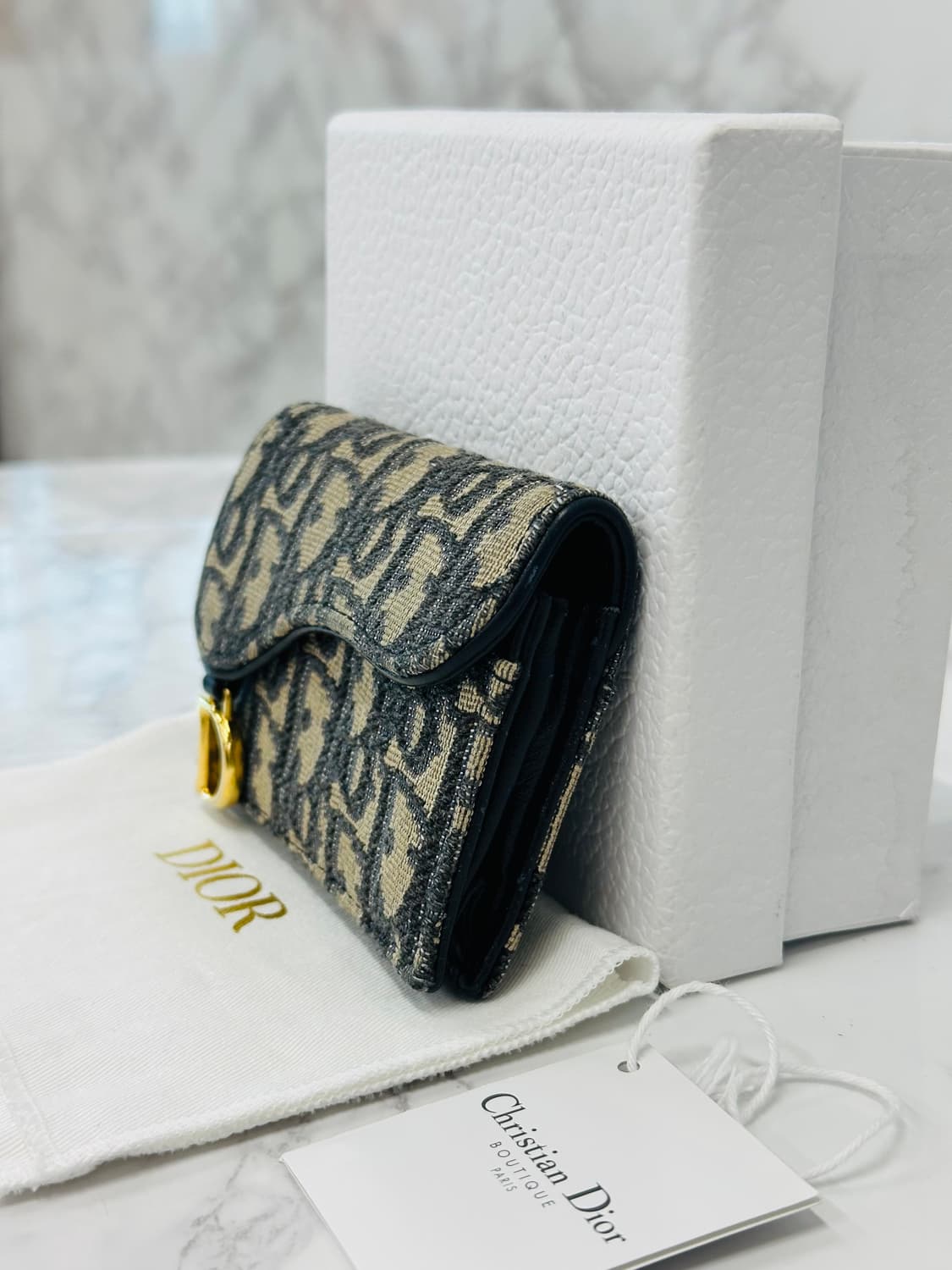 [풀구성]디올 오블리크 새들 카드지갑 상품이미지3