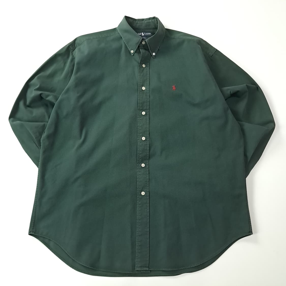 CK269 L 폴로 90s 미국판 블레어 다크틸그린 셔츠 남방 상품이미지1