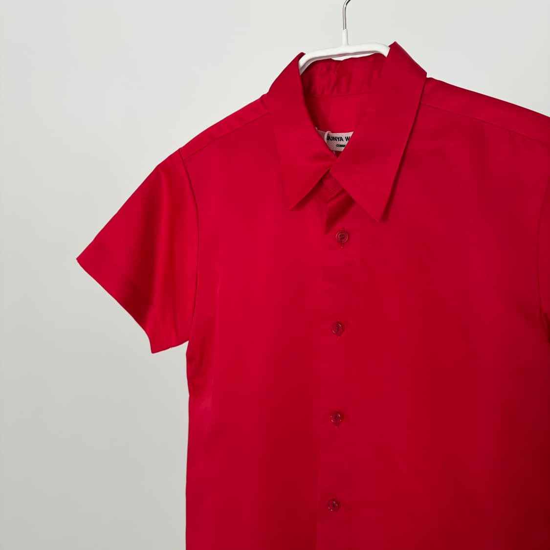 90‘s Cool Red Basic Blouse 상품이미지2