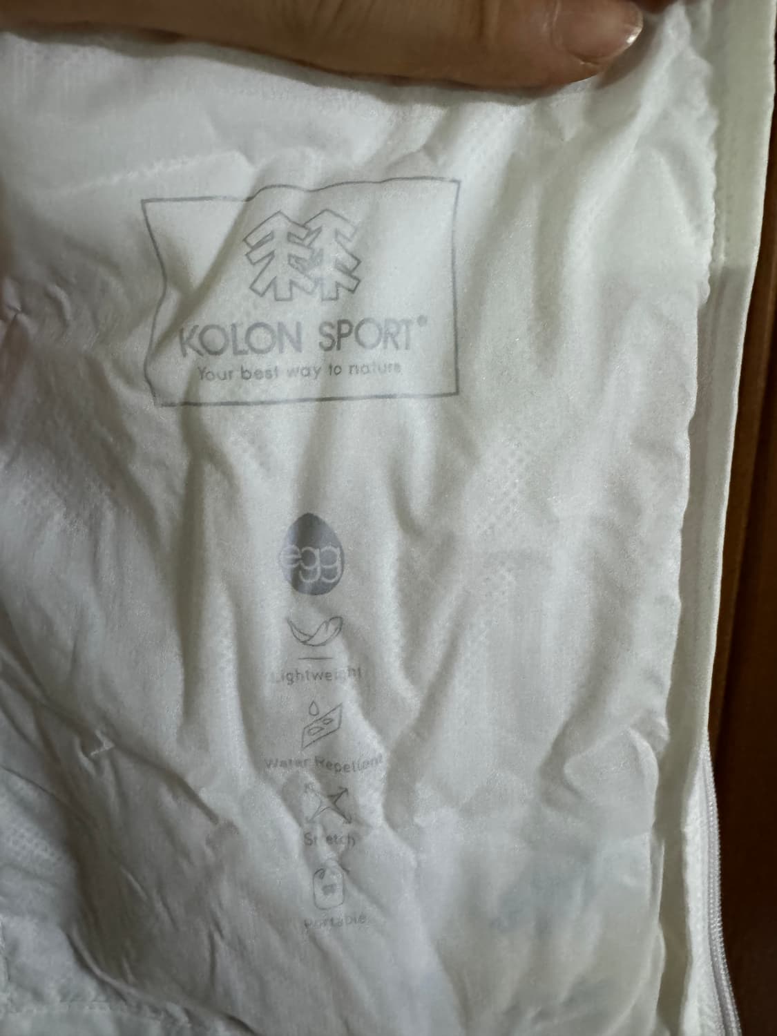 코오롱 에그 포켓 바람막이 100 상품이미지3