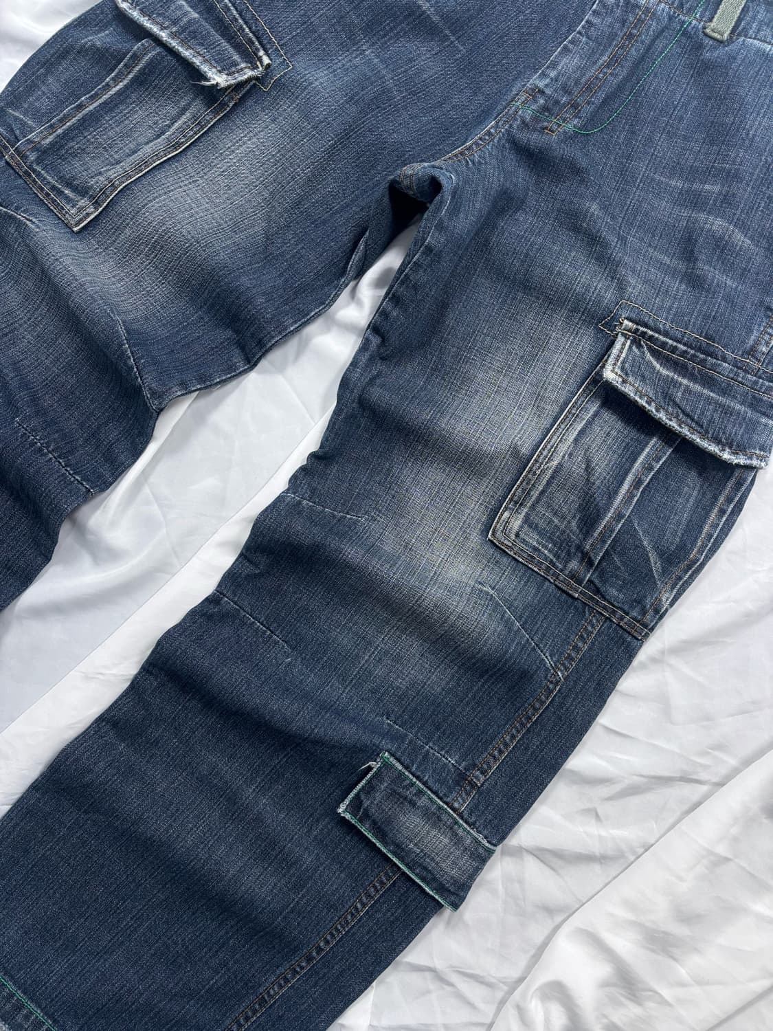 Vintage Denim Cargo Pants 상품이미지6