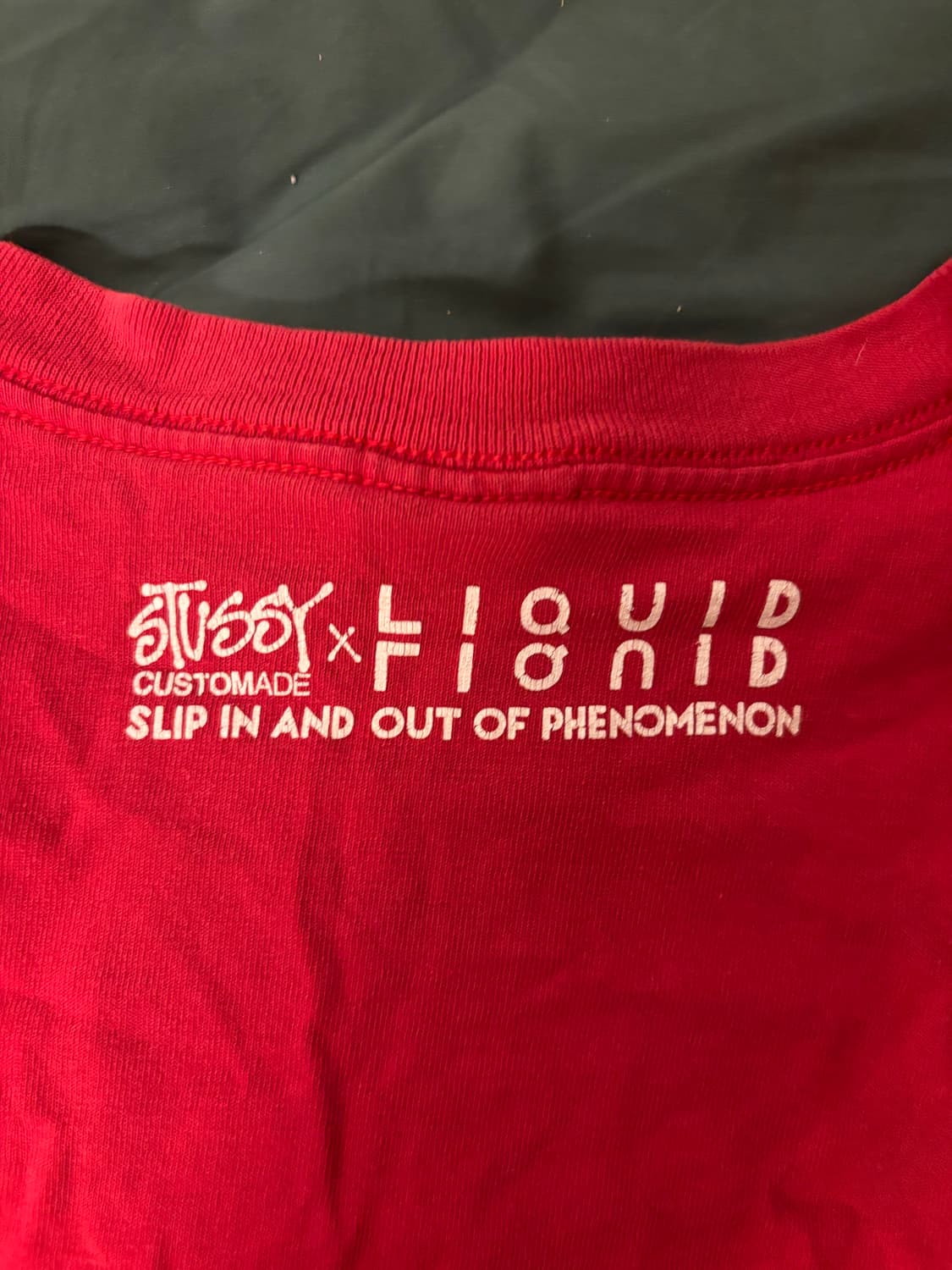 Stussy x Liquid x Phenomenon 콜라보 반팔티 상품이미지4
