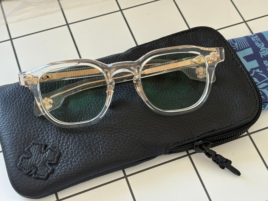 크롬하츠 처프 처프-A (CHIRP CHIRP-A) 크리스탈 골드 안경 상품이미지2