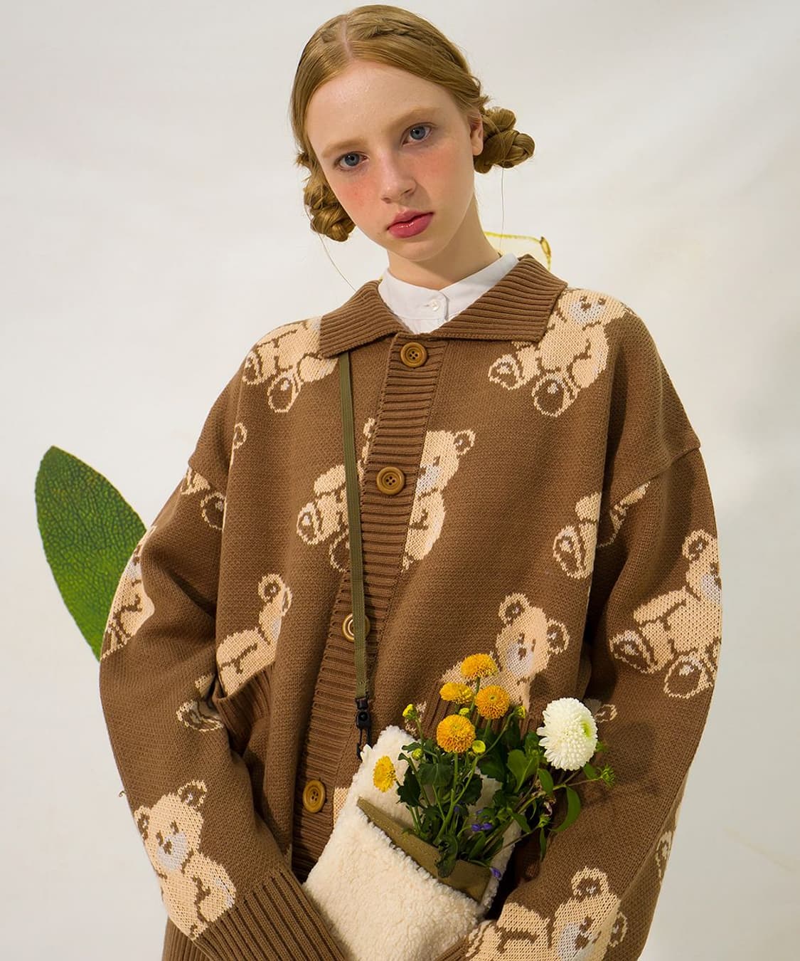 메인부스 테디베어 가디건 상품이미지1