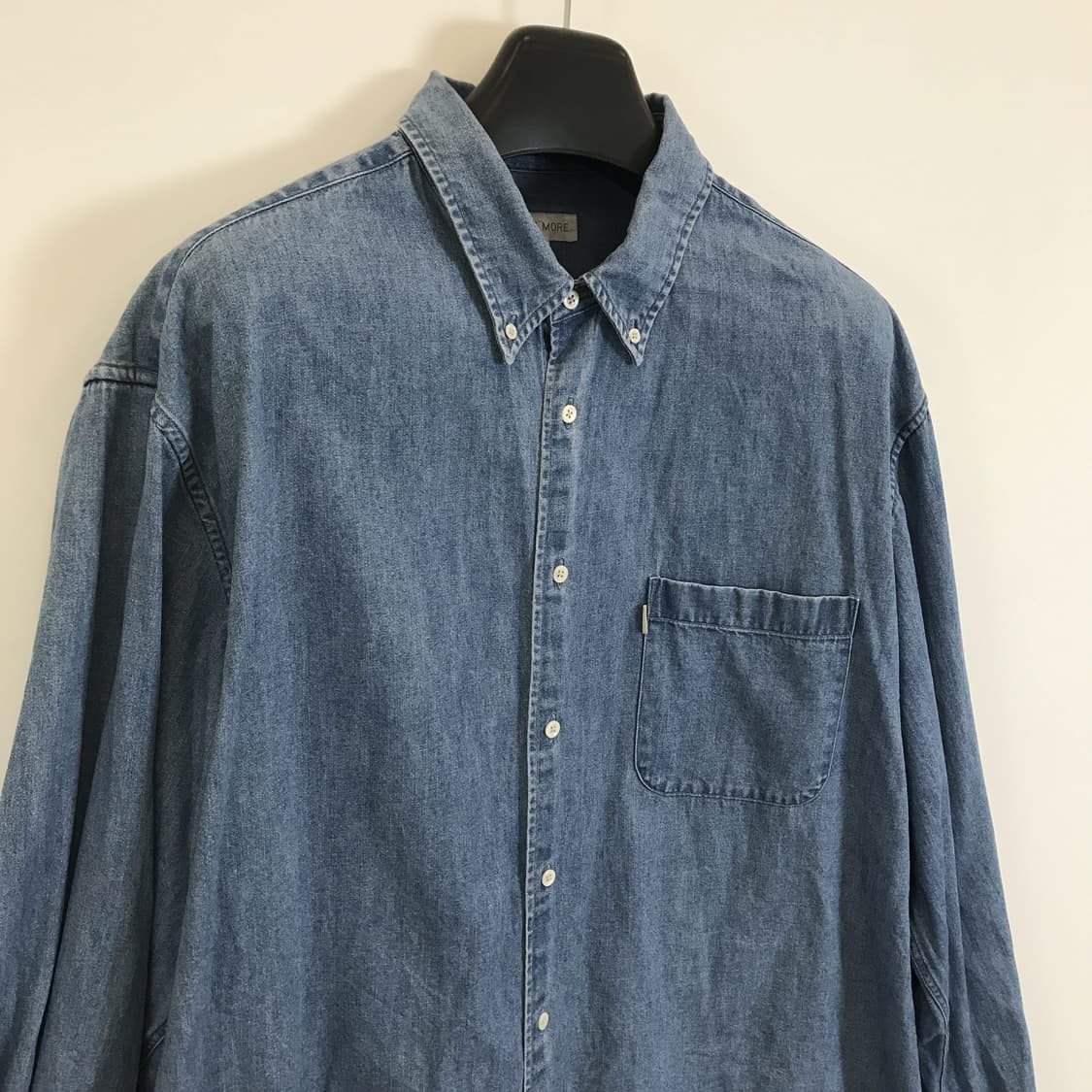 토마스모어 인디고 버튼다운 데님셔츠 [M] 상품이미지2
