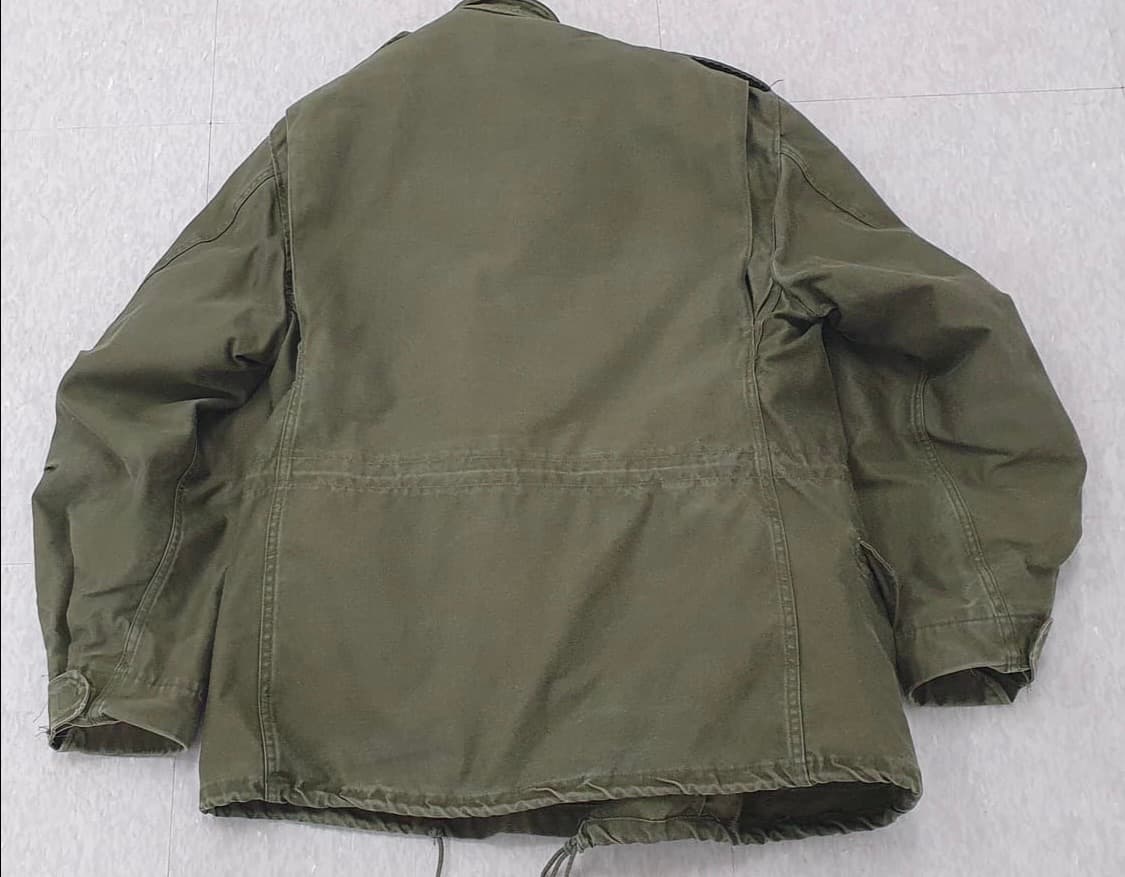 미군 오리지널 m65 필드자켓 미디움숏 '82년도 상품이미지5