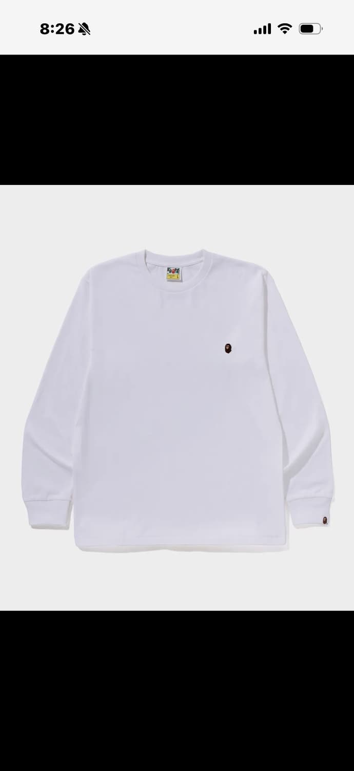 베이프 롱슬리브 판매합니다 상품이미지1