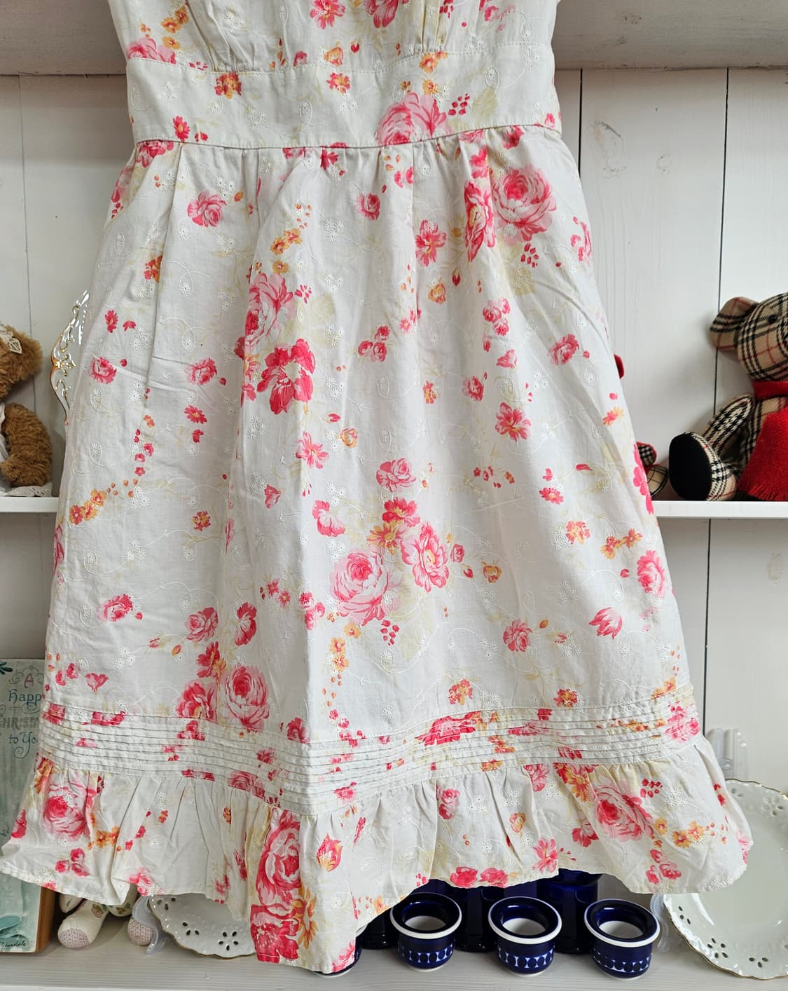 리즈리사(LIZ LISA) 로즈 플라워 퍼프 원피스 상품이미지4