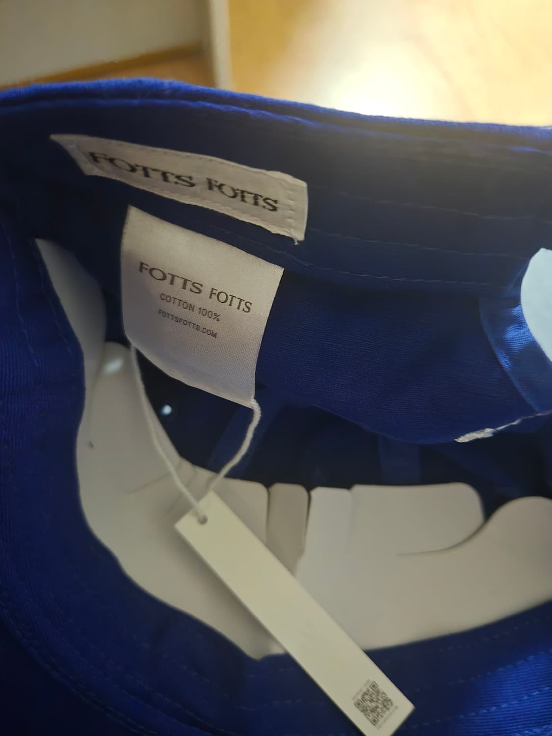 FOTTS 볼캡 블루 코튼 100% 상품이미지3
