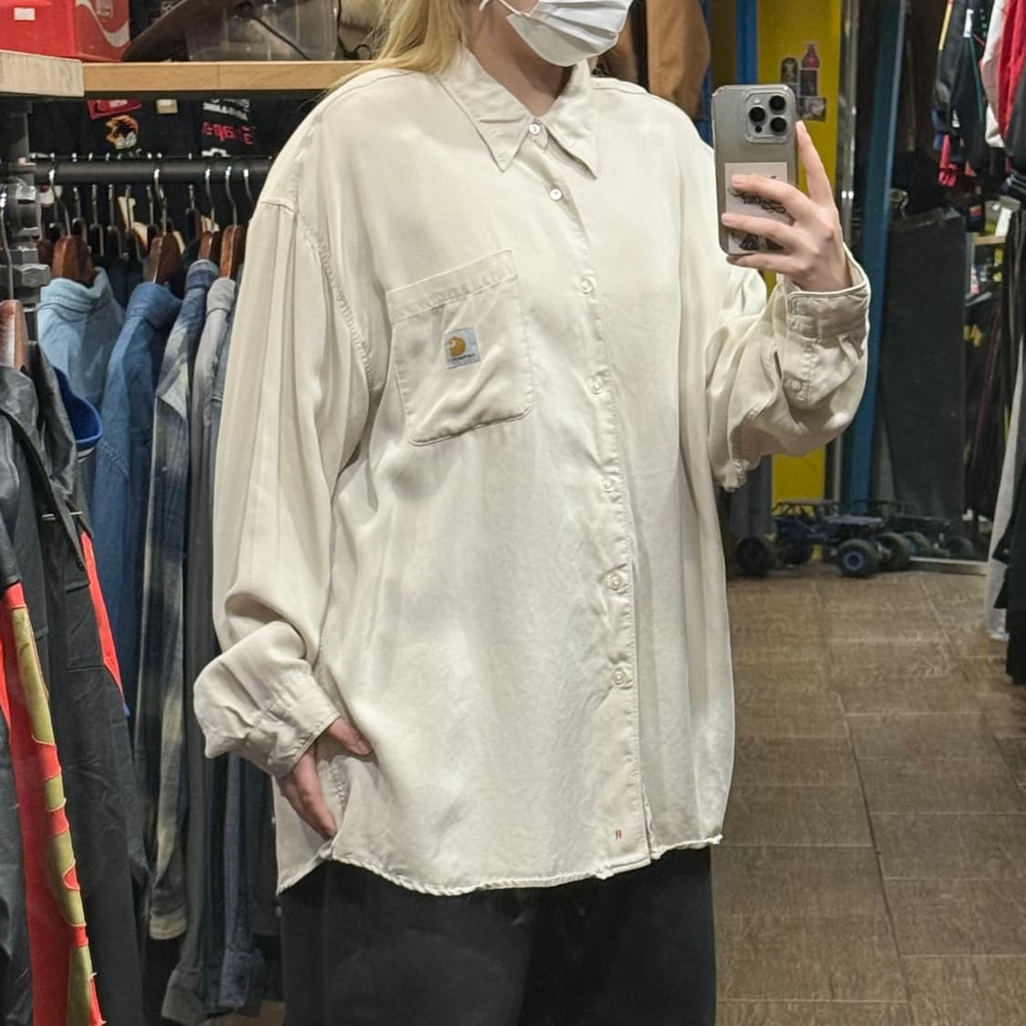 [HI] 칼하트 긴팔셔츠 베이지  상품이미지3