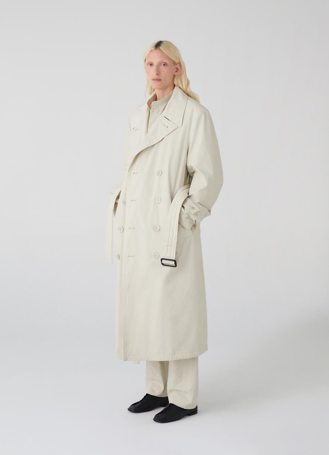 [M] 르메르 아이보리 트렌치코트 상품이미지2
