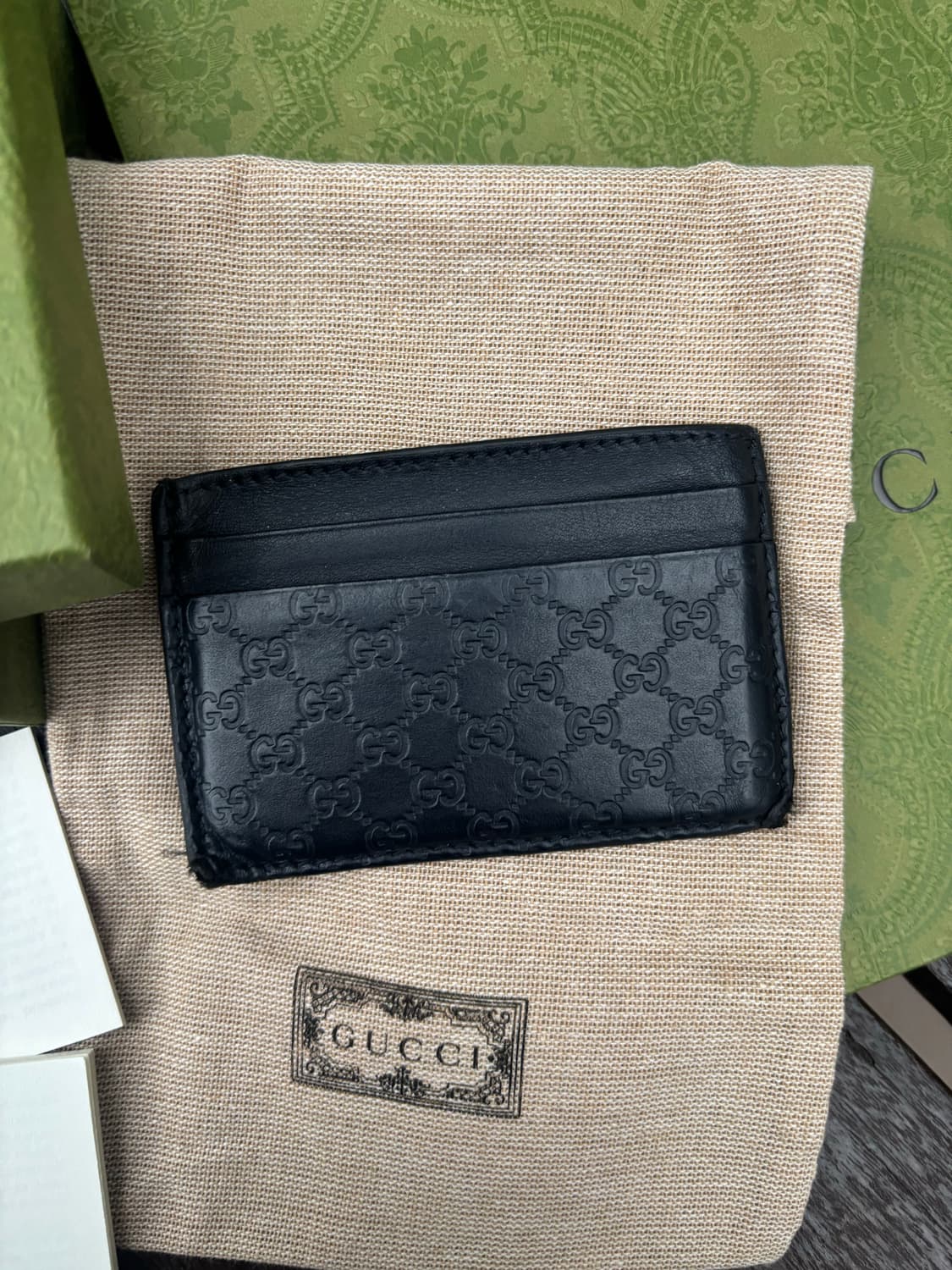 구찌 카드지갑 풀박스 상품이미지2
