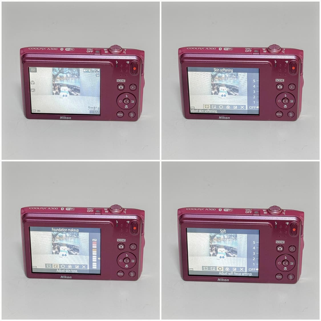 니콘 쿨픽스 A300 핑크 빈티지디카 상품이미지5
