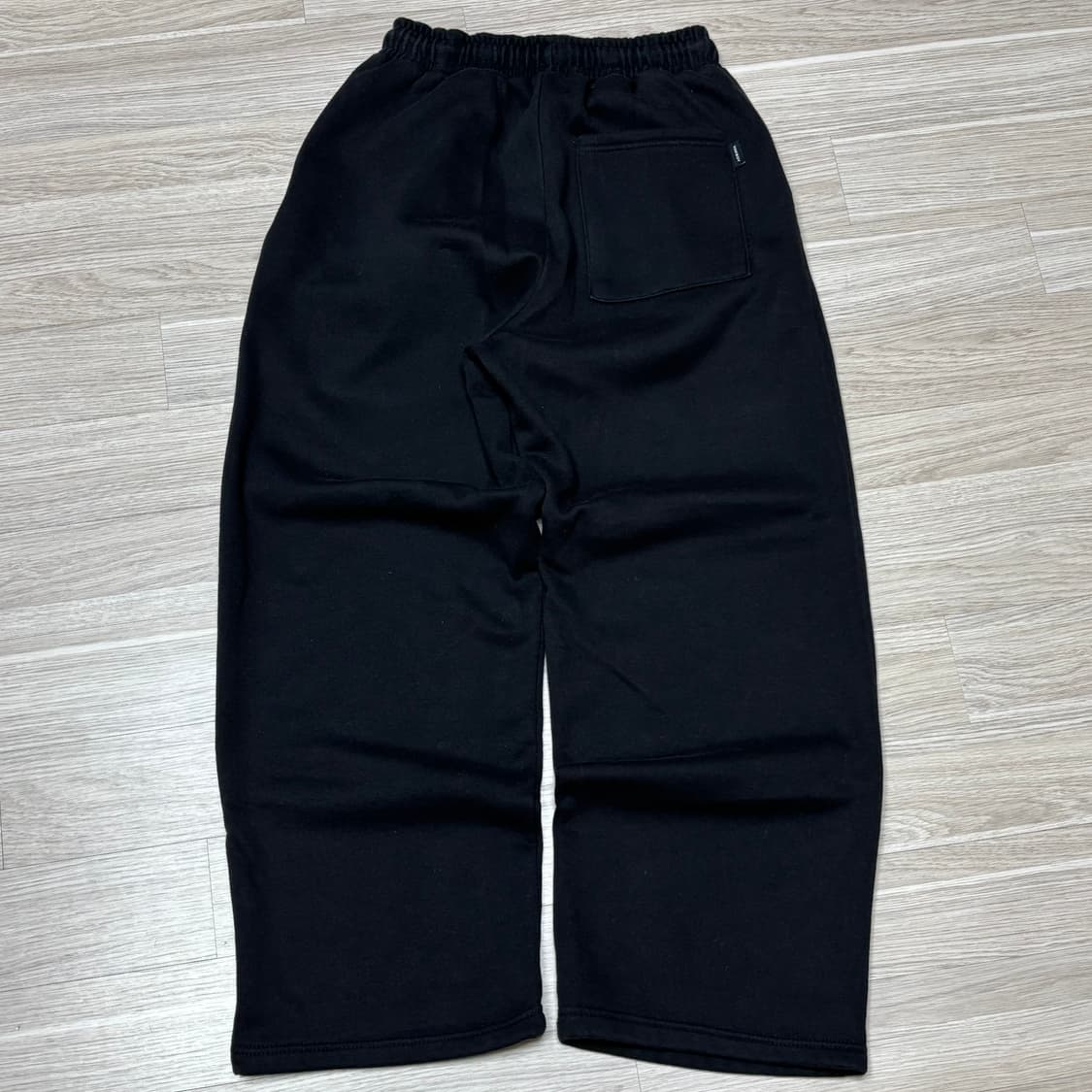 스웻 팬츠 블랙 기모 상품이미지2