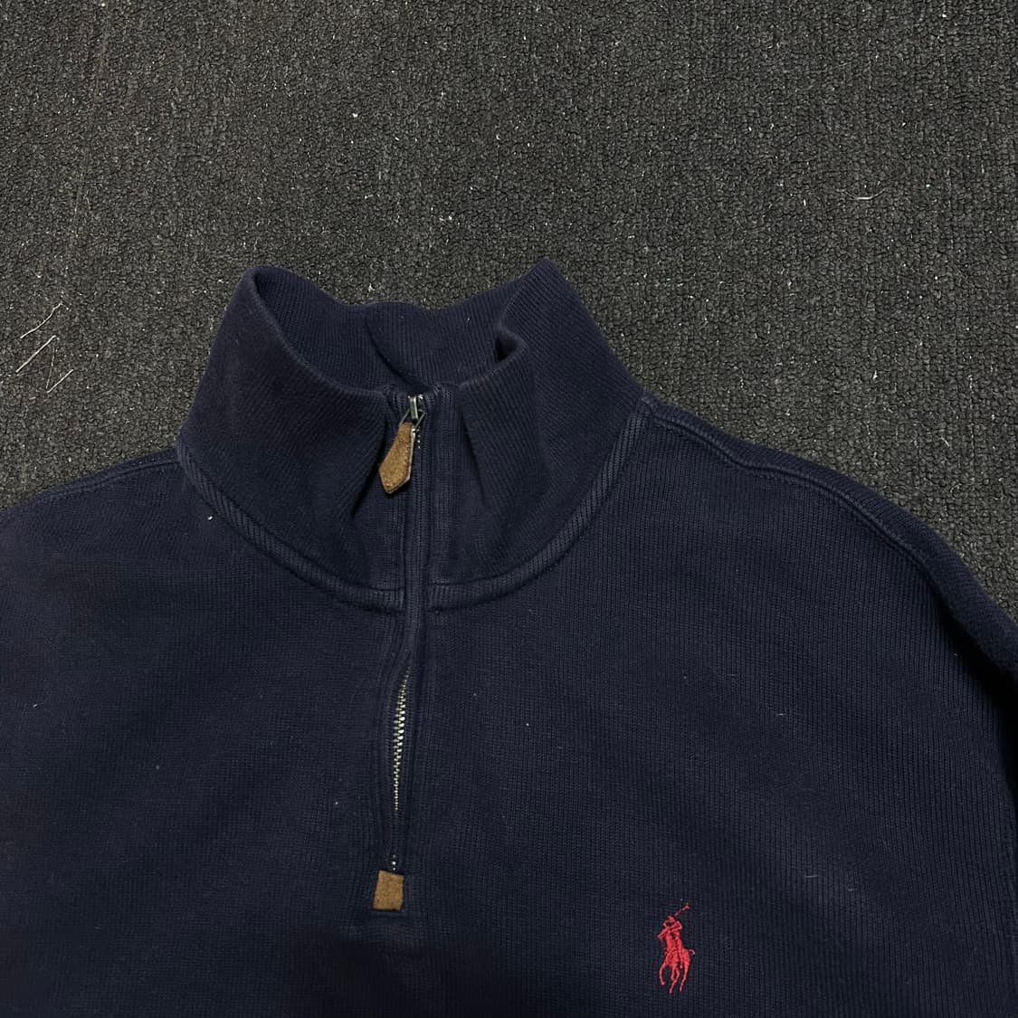 폴로 랄프로렌 레드포니 니트 반집업 맨투맨 xl 상품이미지3
