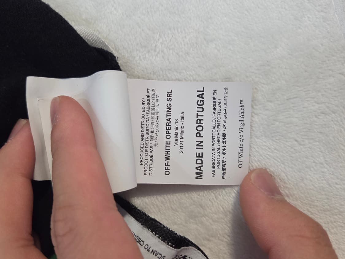 오프화이트 19 f/w 모나리자 티셔츠 블랙 L 상품이미지5