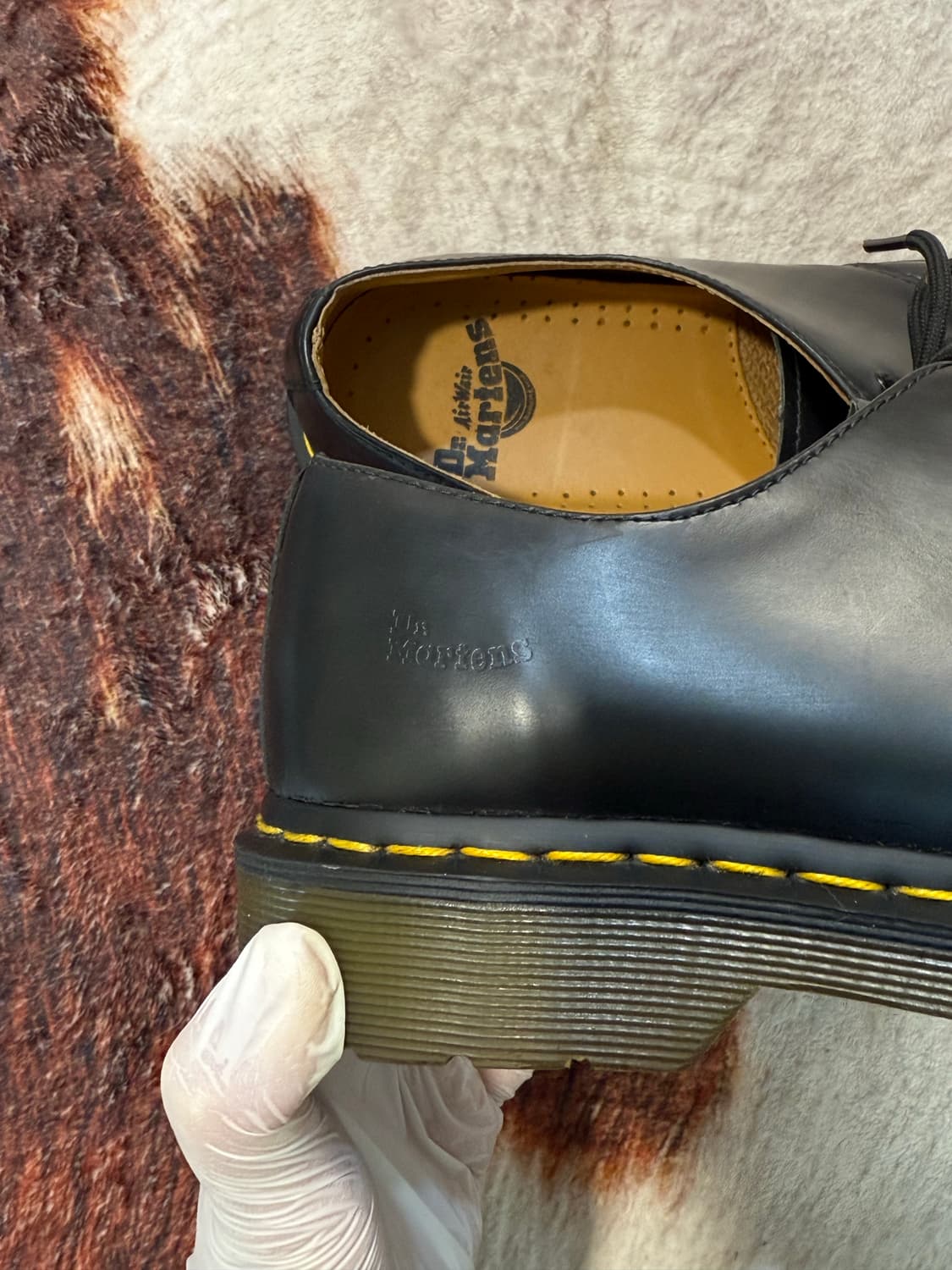 Dr. Martens 닥터마틴 3홀 1461 블랙 42사이즈 (270) 상품이미지7