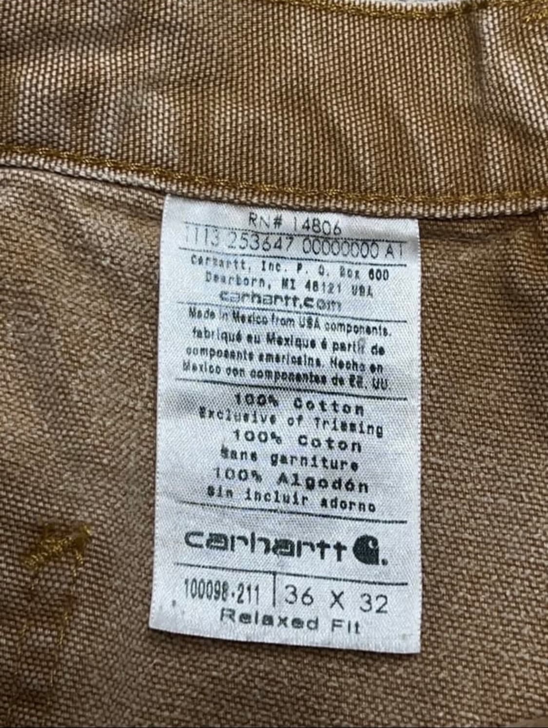 칼하트 더블니 팬츠 상품이미지3