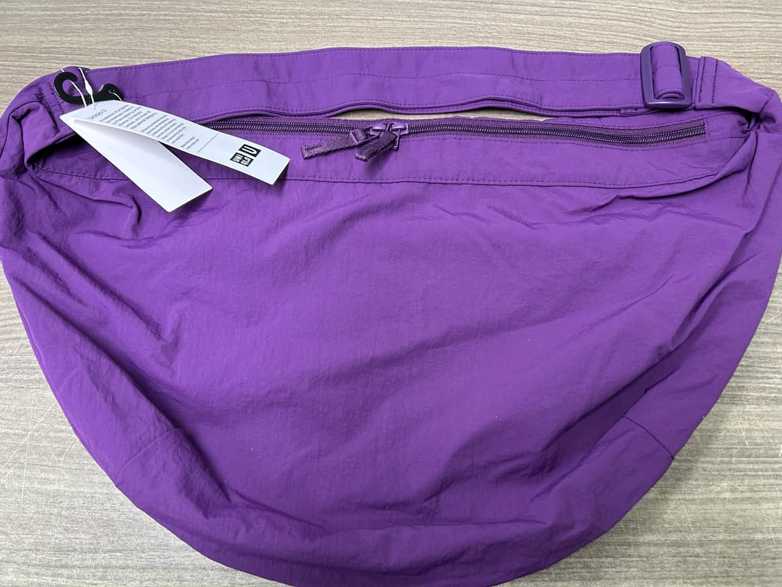 유니클로U 나일론 숄더백 퍼플 상품이미지2