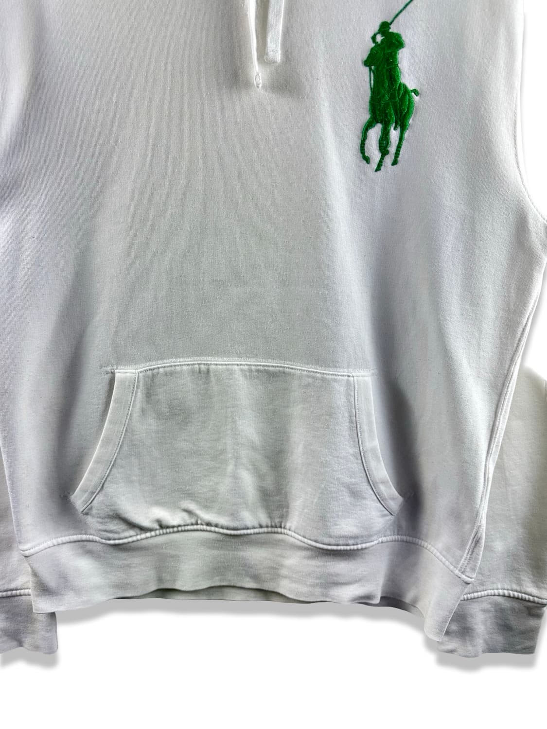 폴로랄프로렌 화이트 그린 빅포니 아이코닉 후드티2691 상품이미지4