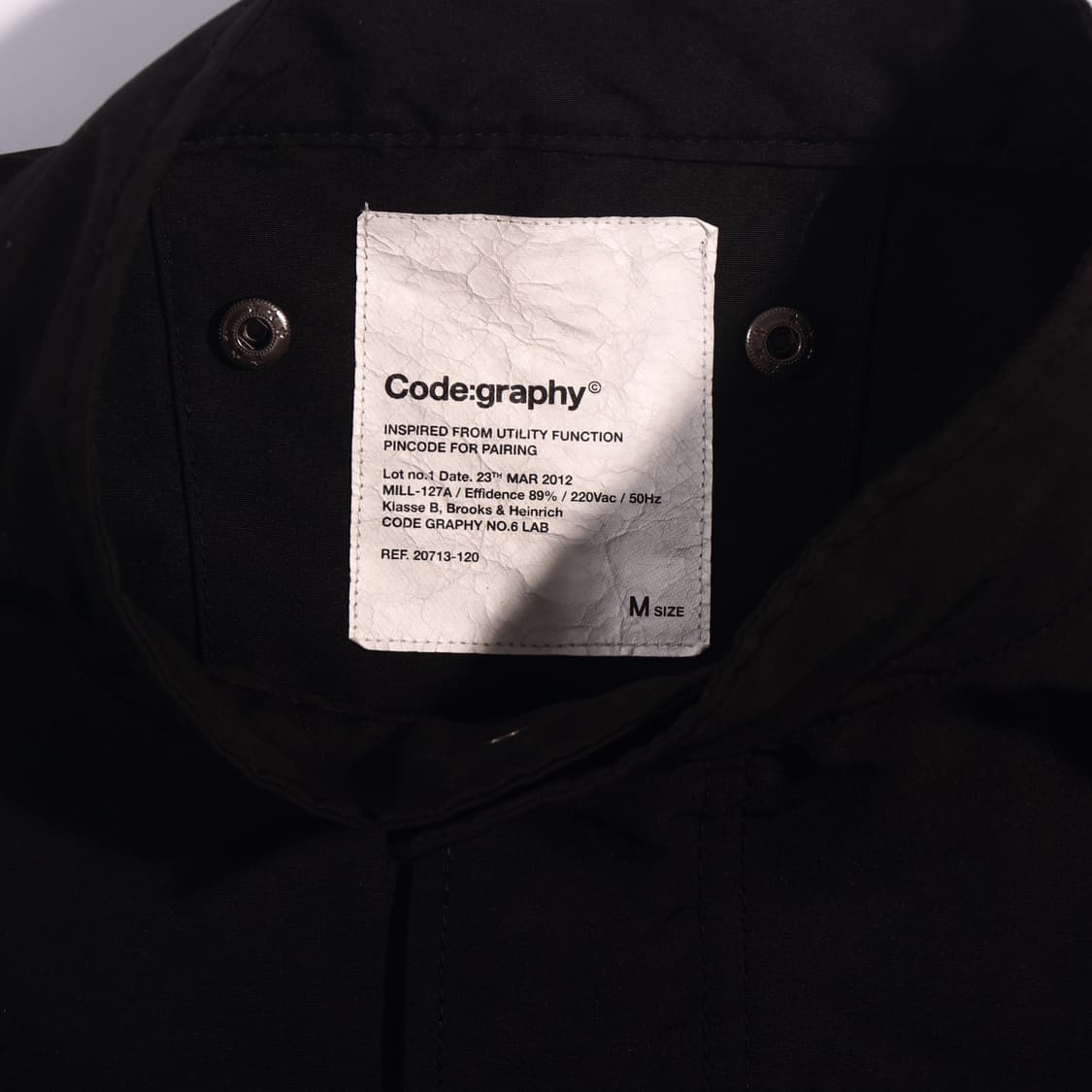 코드그라피 집업 바람막이 자켓 B711 상품이미지3