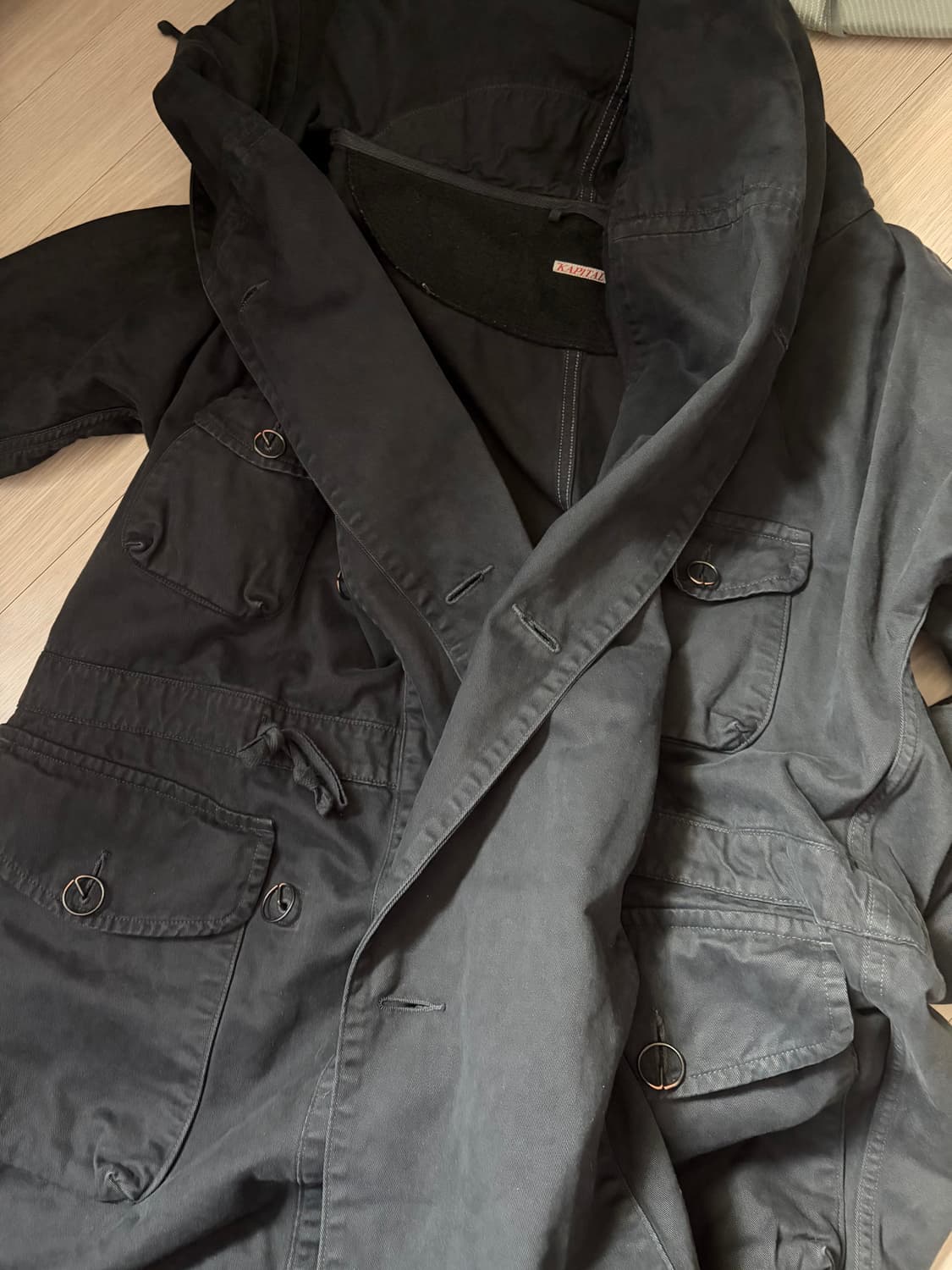 캐피탈 링코트 블랙 롱버전 [1] 상품이미지4