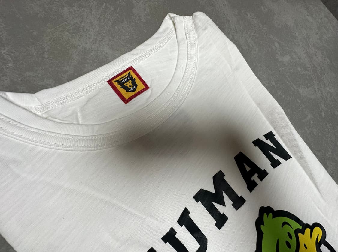 휴먼메이드 #2311 오리 반팔 화이트 상품이미지5