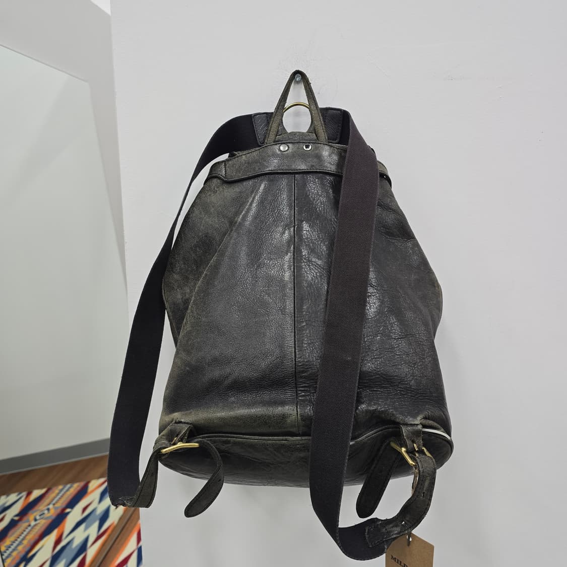 요지야마모토 악세사리 라인 레더 백팩 상품이미지4