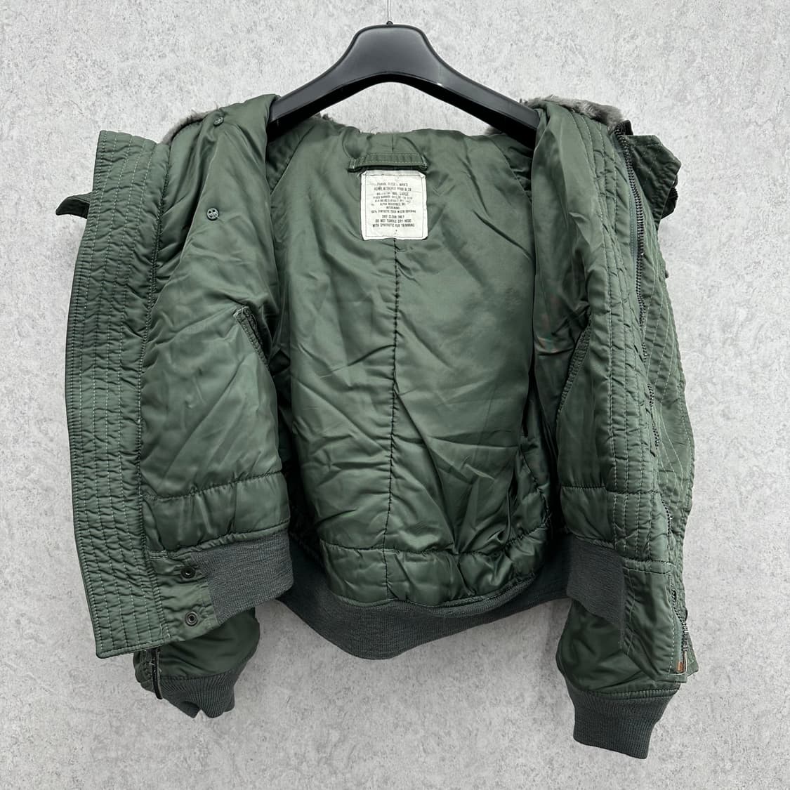 100 미군 70s N2B 남자 밀리터리 항공점퍼 상품이미지3