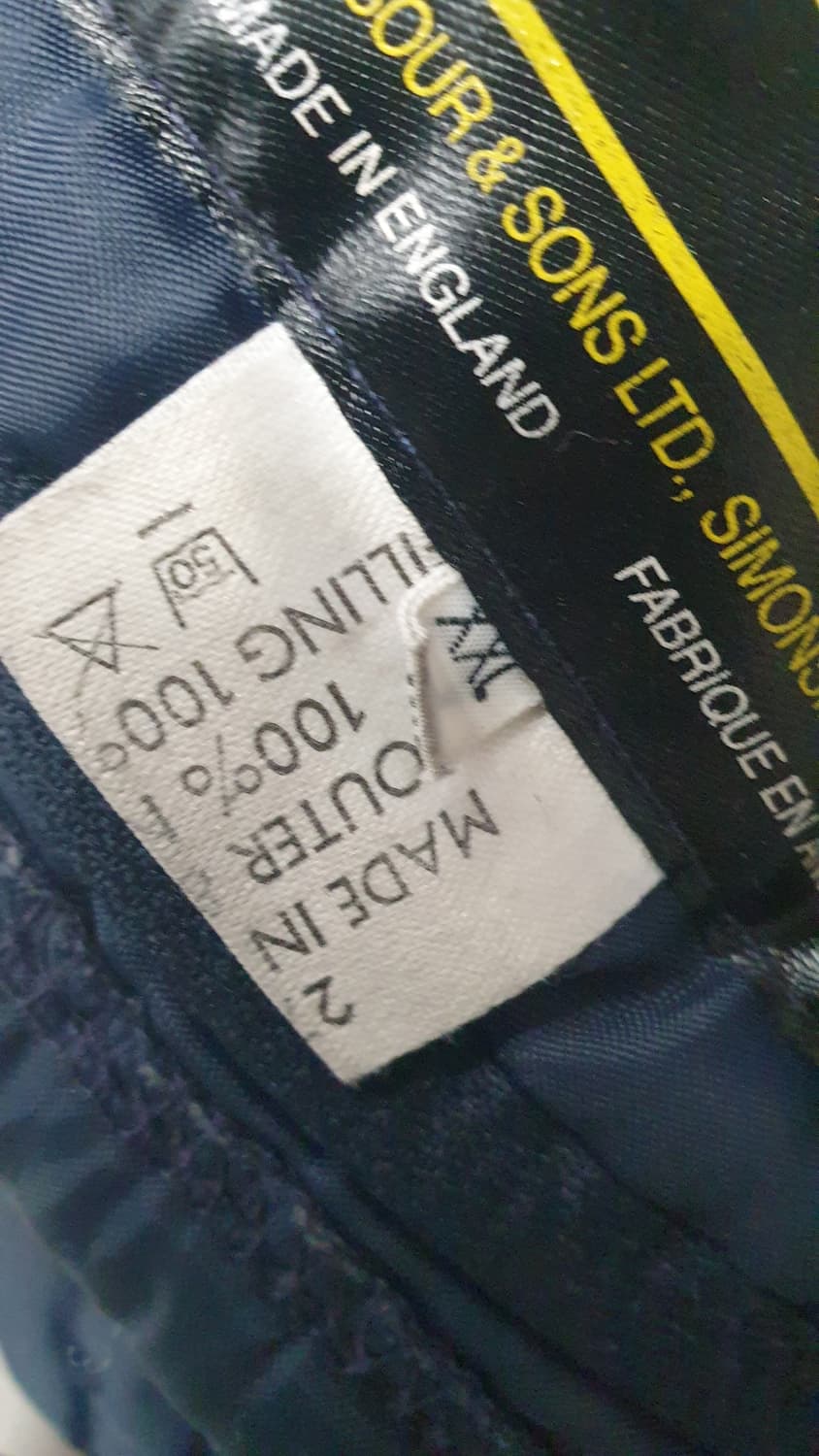 바버 퀼팅 자켓 네이비 XXL 상품이미지9