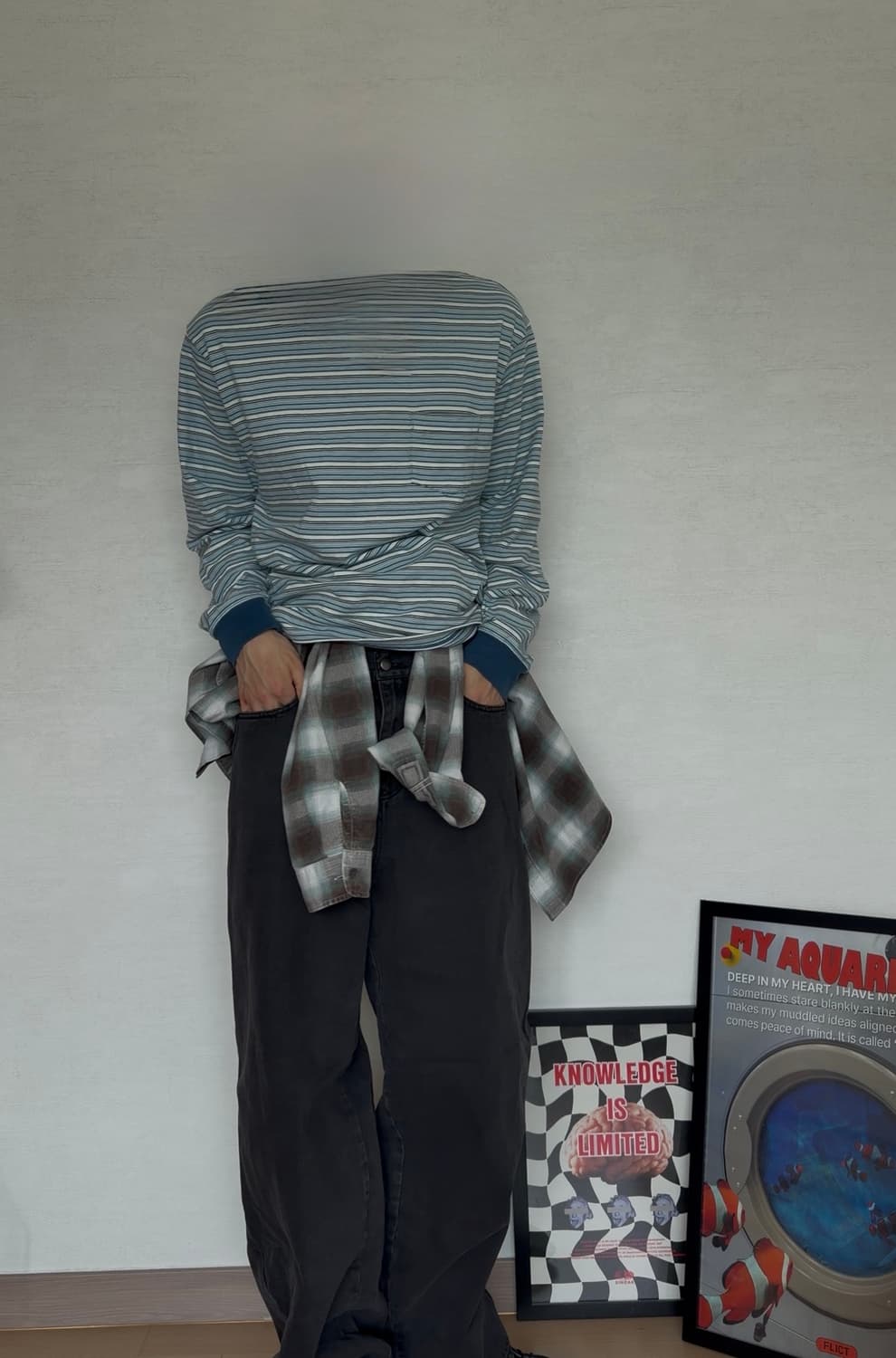 나이스 고스트 클럽 블랙팬츠 (L) 상품이미지1