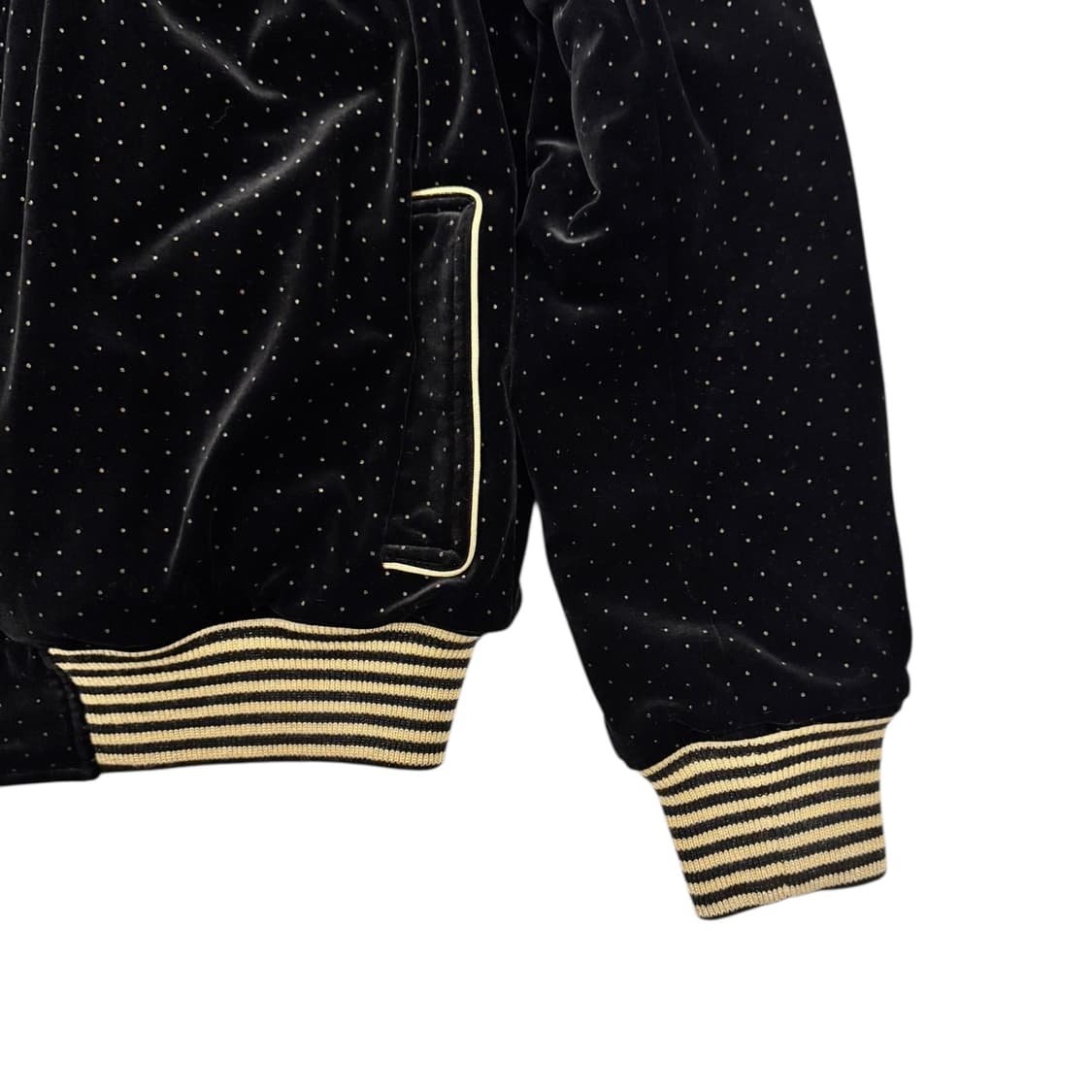 히스테릭글래머 스타로고 벨벳 자켓 블랙 상품이미지5