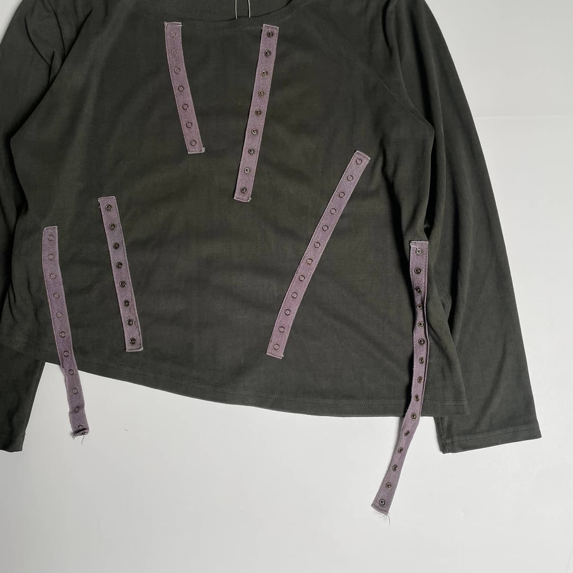 Tricot romolo and remo 버튼 스트랩 롱 슬리브 상품이미지3