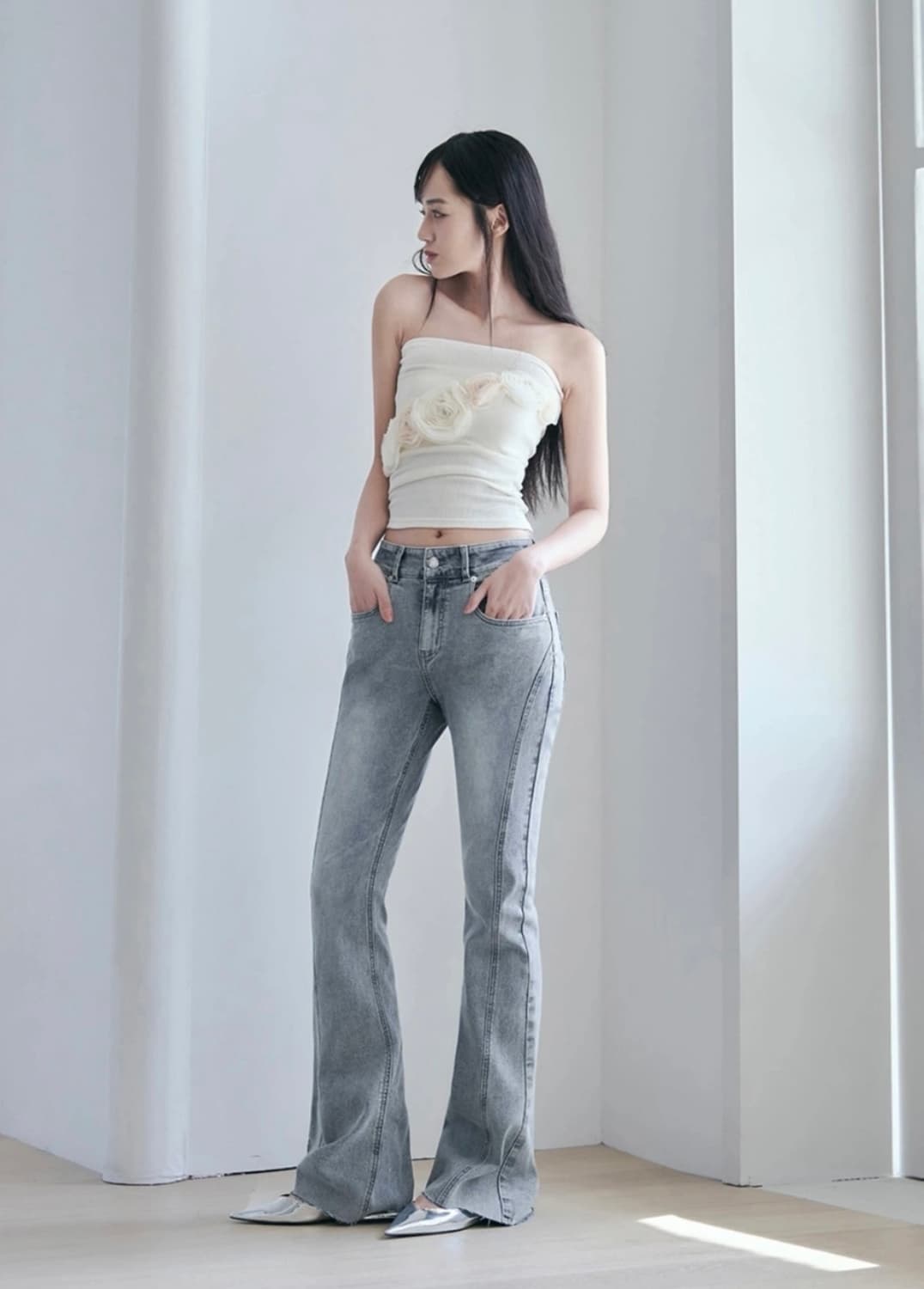 [새상품] 아워데이즈_부츠컷 데님 팬츠 상품이미지4