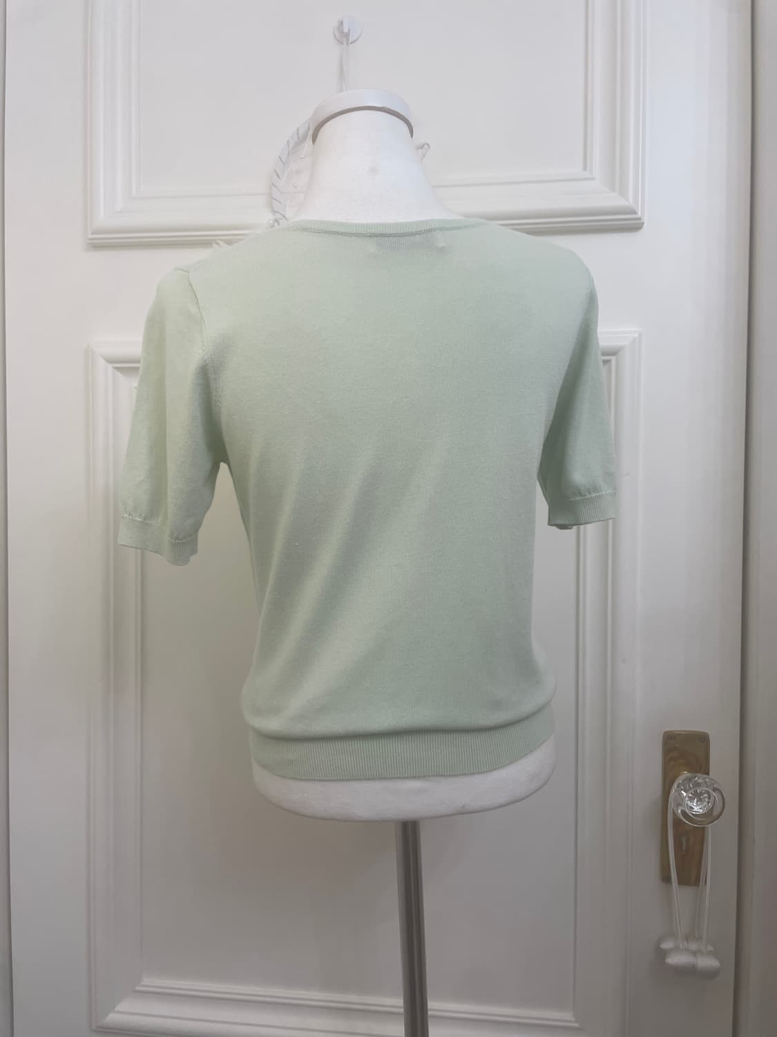 mint pearl point basic knit top 상품이미지3