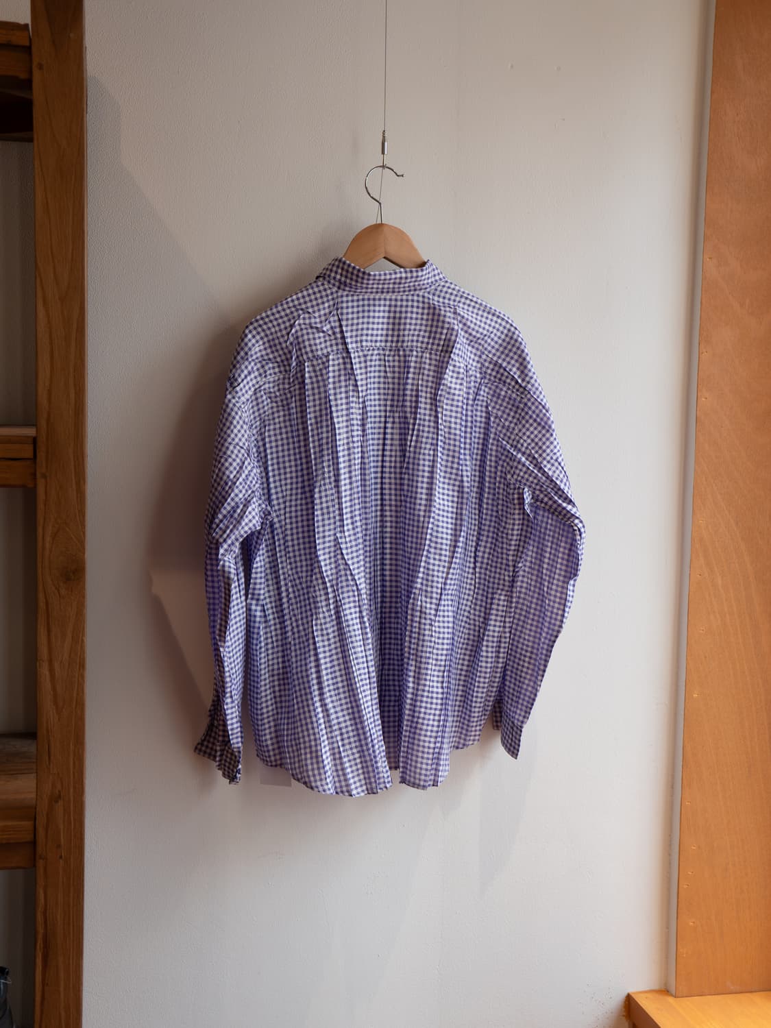 이세이미야케 플리츠플리즈 깅엄 체크 셔츠 상품이미지2